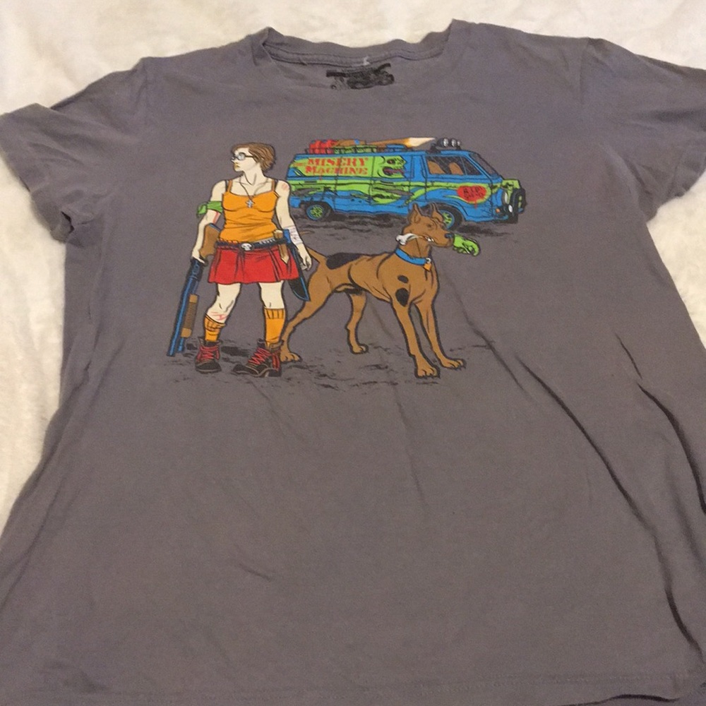 Velma /scooby zombie shirt